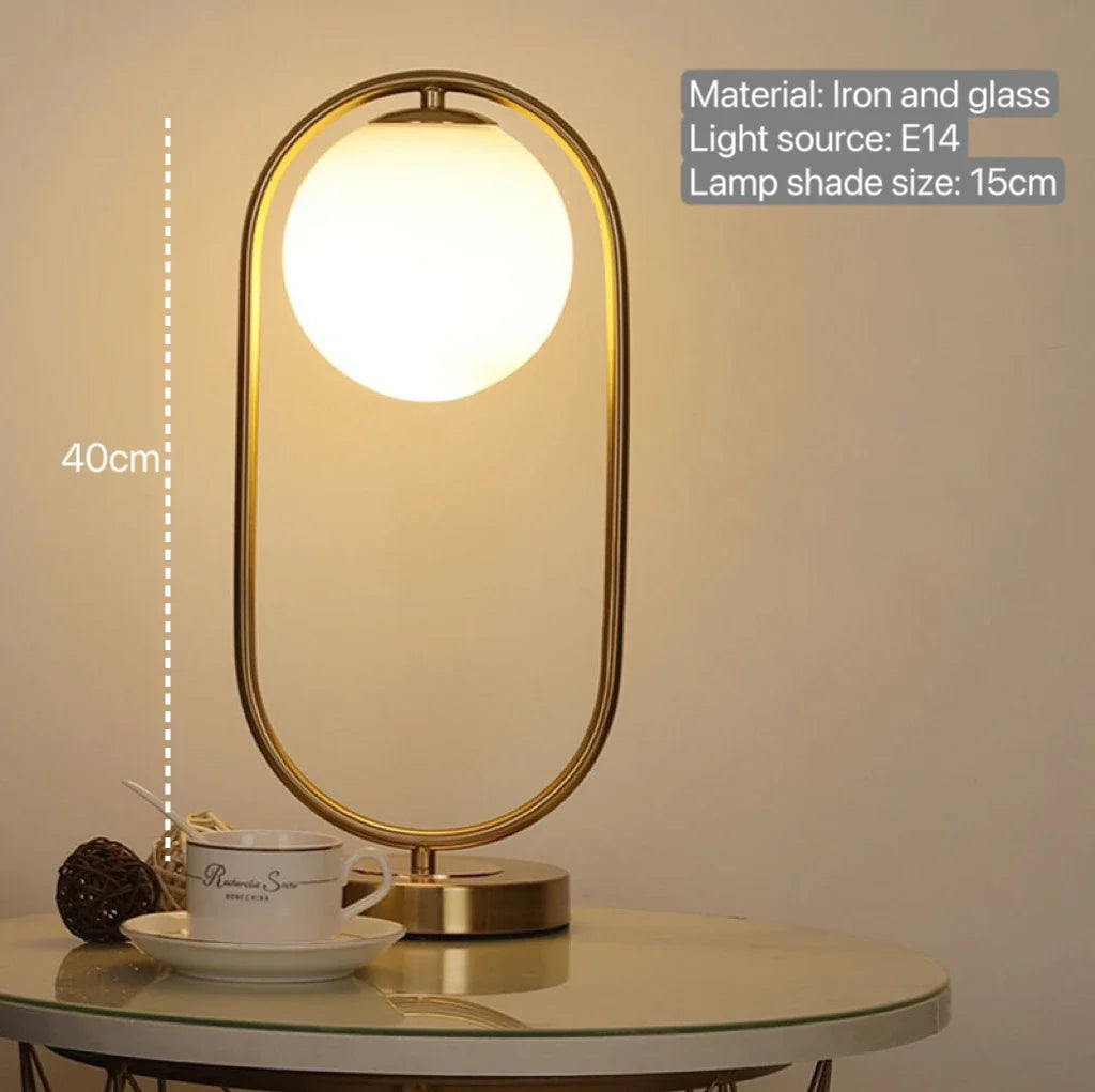 Modern Glass Ball Table Lamps