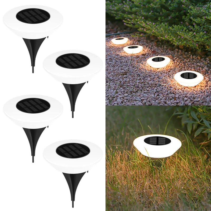 1/4 Pack Solar Ground Lights