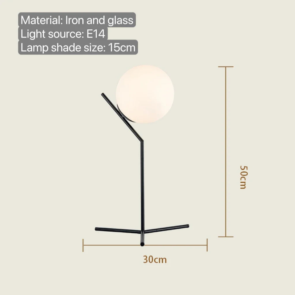 Modern Glass Ball Table Lamps