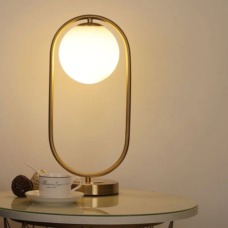 Modern Glass Ball Table Lamps