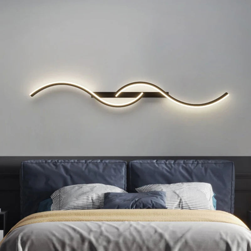 Bedside Long Strip Wall Lamp
