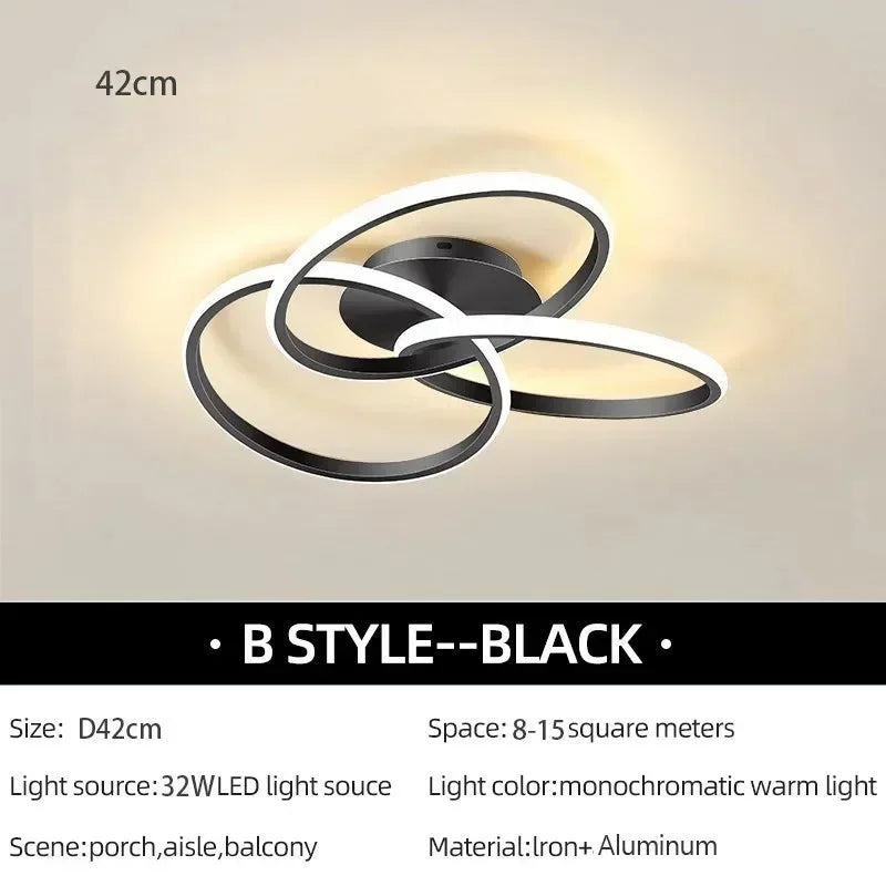 Modern Shamrock Ceiling Lamps