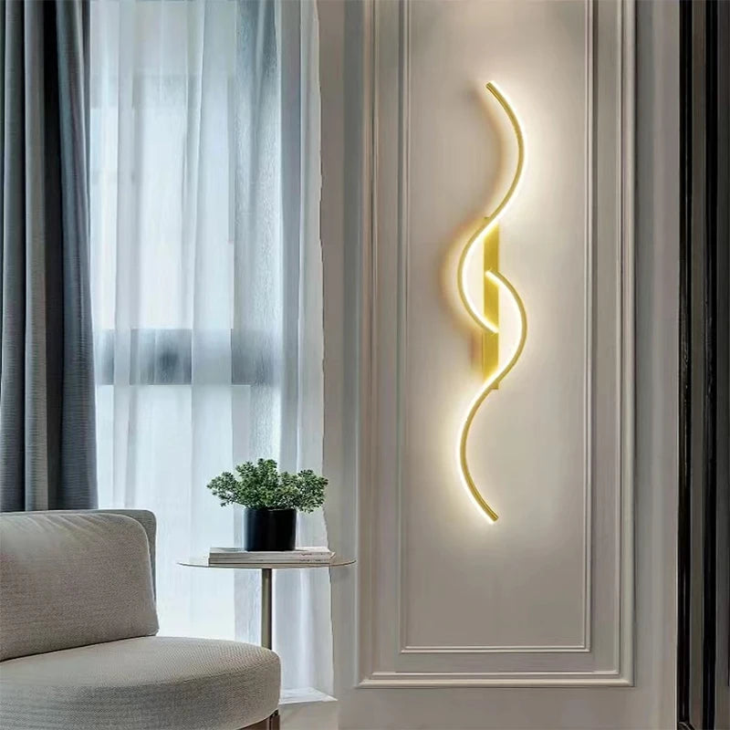 Bedside Long Strip Wall Lamp