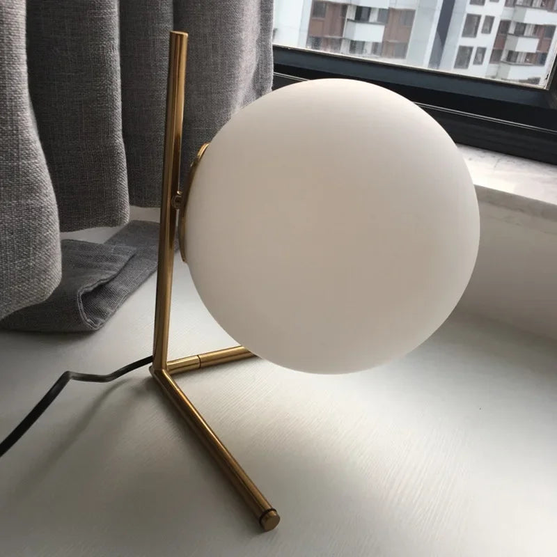 Modern Glass Ball Table Lamps
