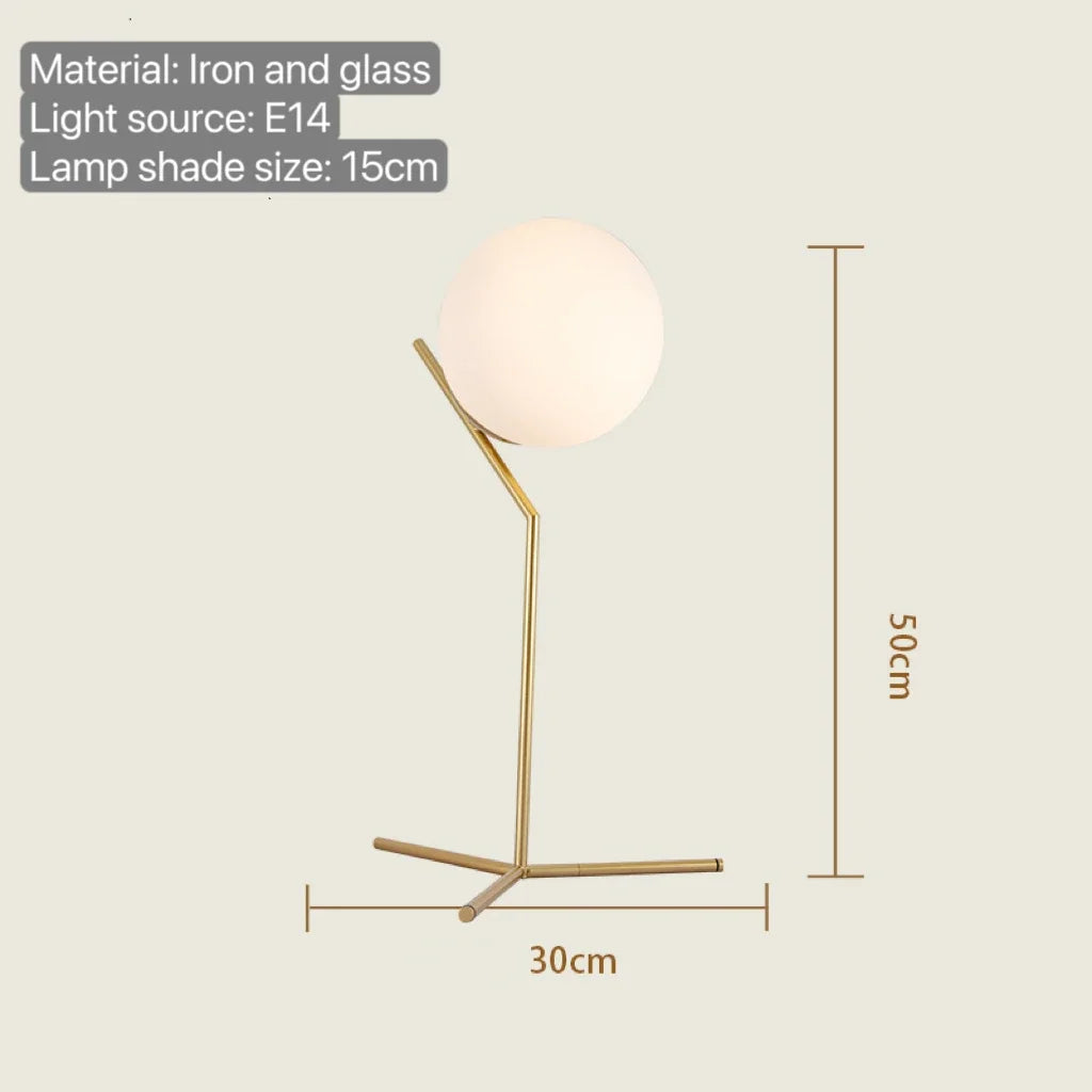 Modern Glass Ball Table Lamps