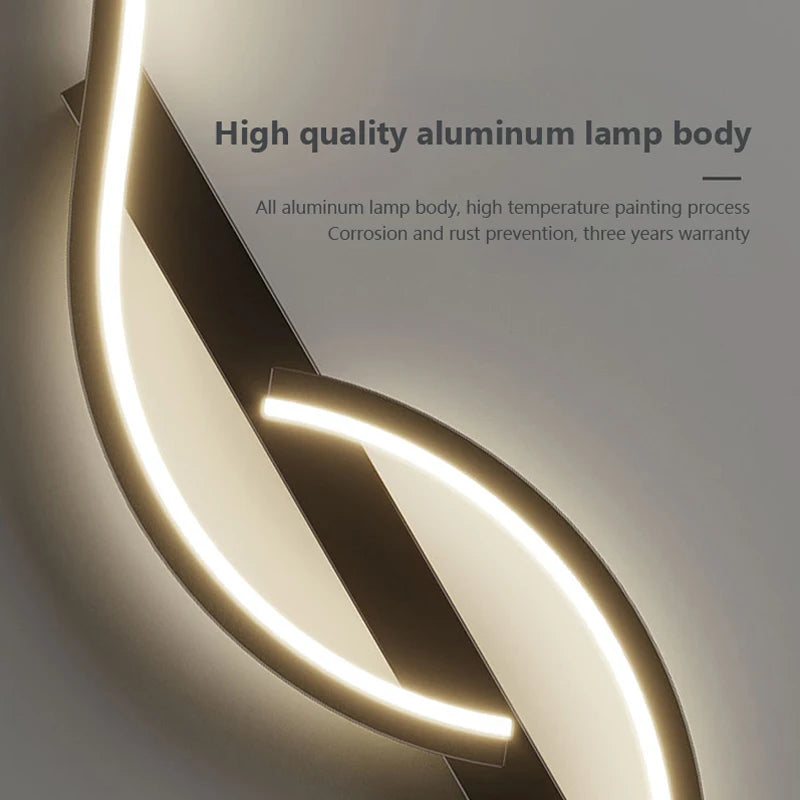 Bedside Long Strip Wall Lamp