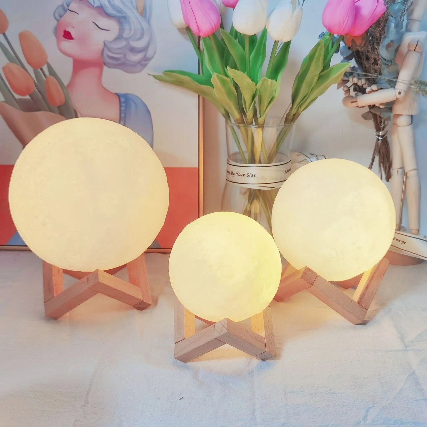 Moon Galaxy Lamp