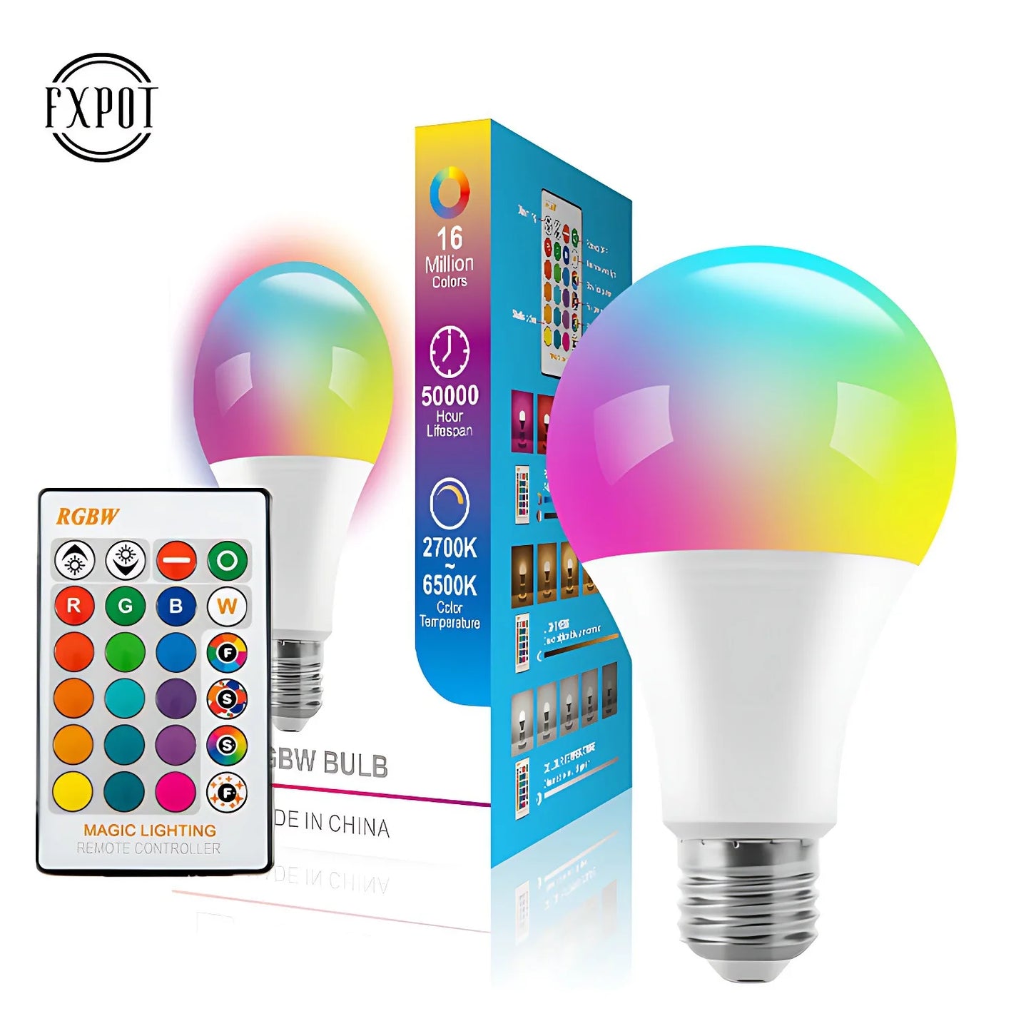 16 Color Remote Control LED Bulb