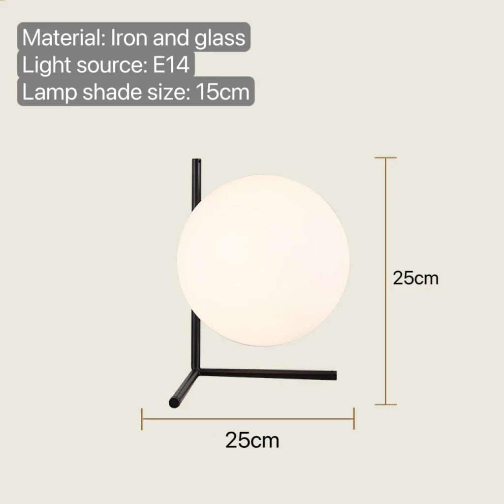Modern Glass Ball Table Lamps