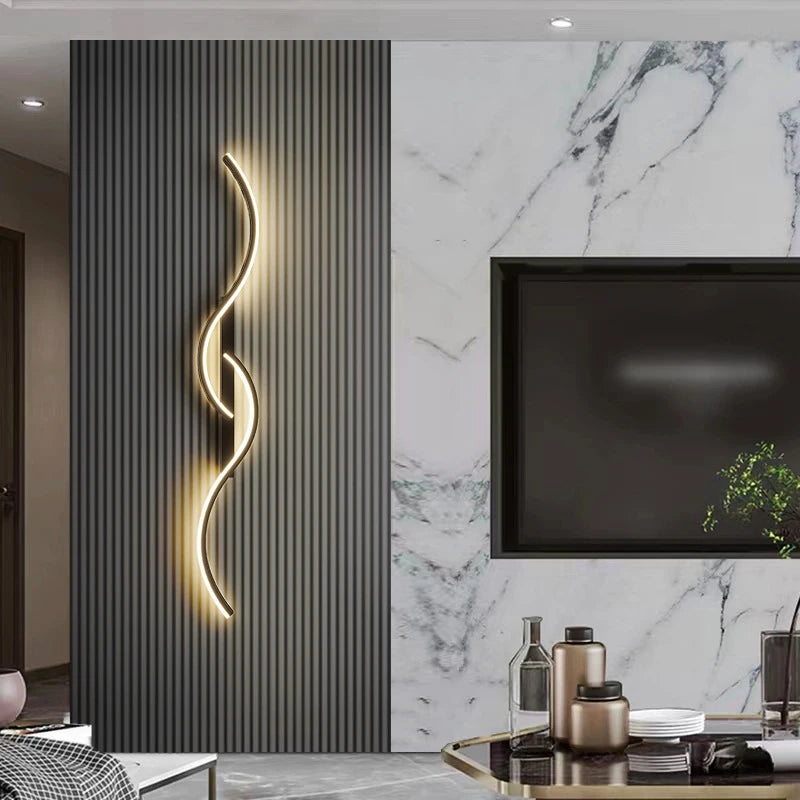 Bedside Long Strip Wall Lamp