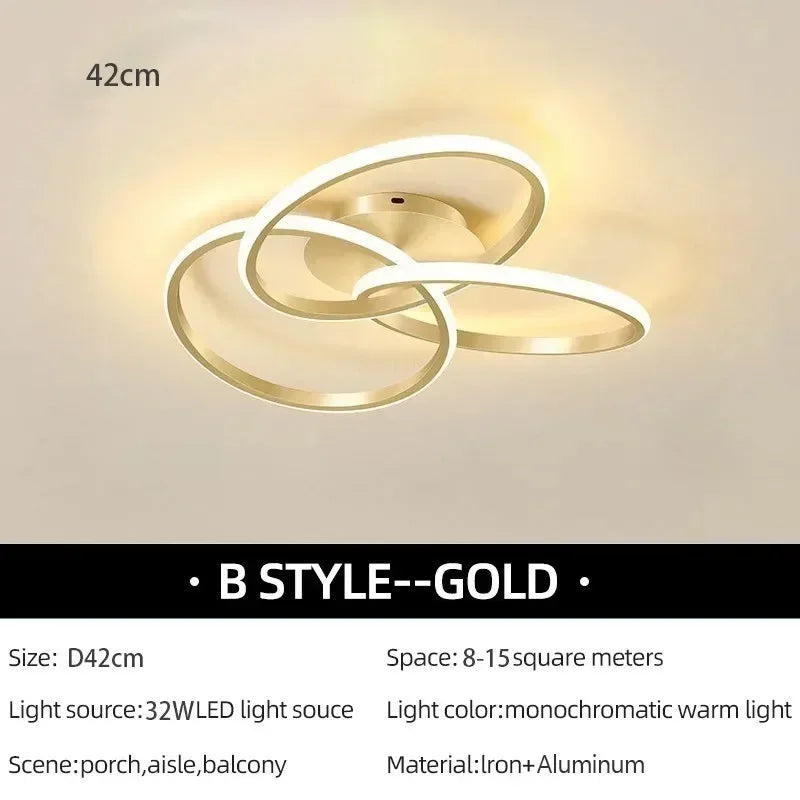 Modern Shamrock Ceiling Lamps