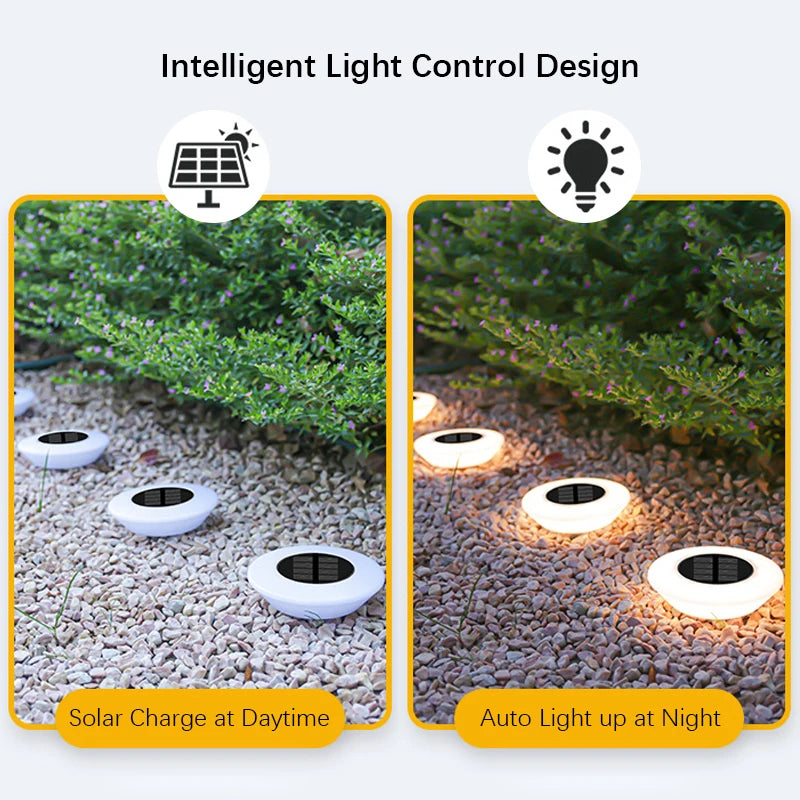 1/4 Pack Solar Ground Lights